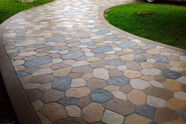 Use and application of concrete pavers